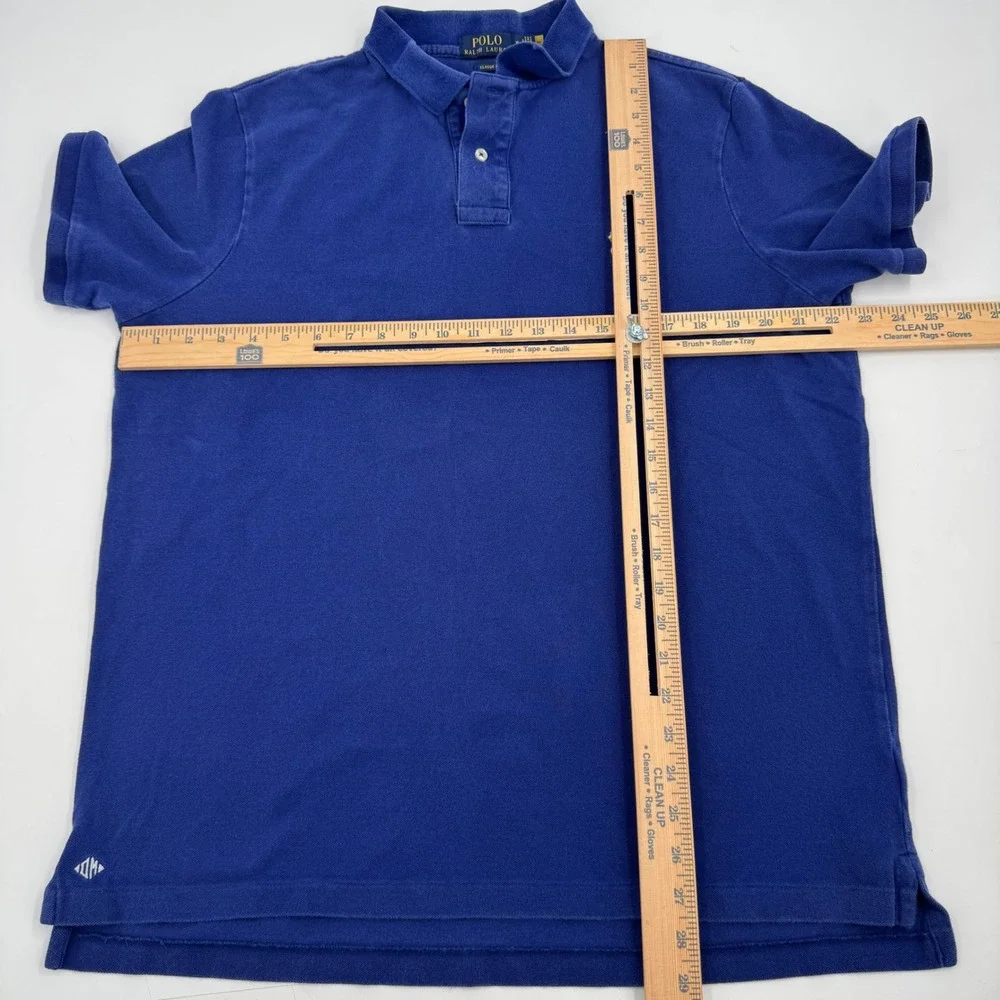 Polo Ralph Lauren Men Classic Fit Royal‎ Blue Short Sleeve Polo Shirt XL